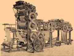 Печатная типографская машина